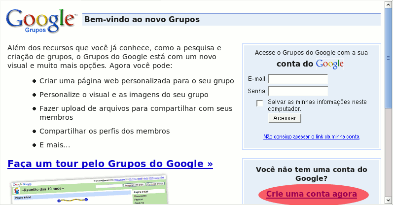 Não consigo fazer login na minha conta - Comunidade Conta do Google